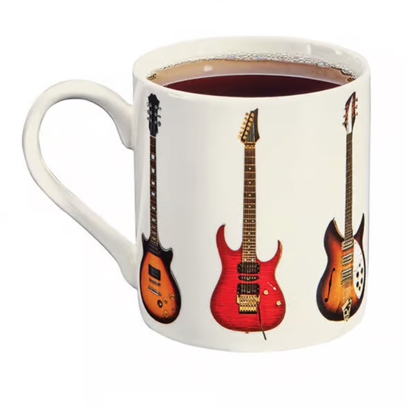 *NIB* Electric Guitar Fine China Mug - Picture 2 of 11